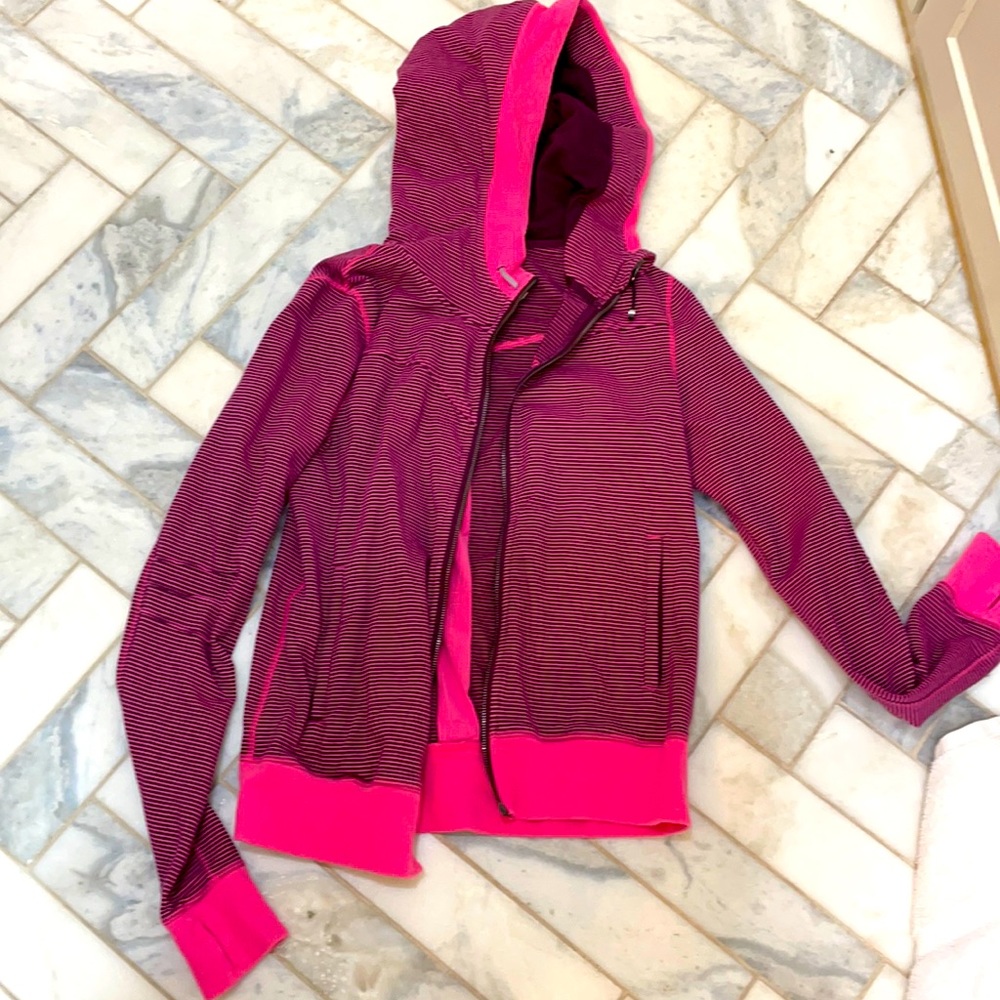 Lululemon pink jacket size 8